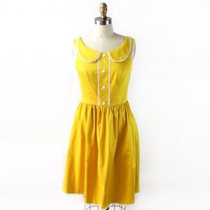 Rock Steady Dandelion Hearted Rockabilly Dress - M